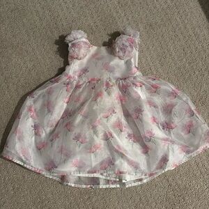 Like new, worn once Mayoral floral dress; perfect party dress